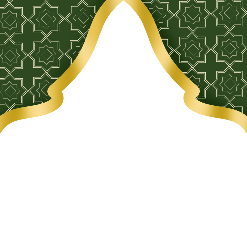 elegante frontera islámica png