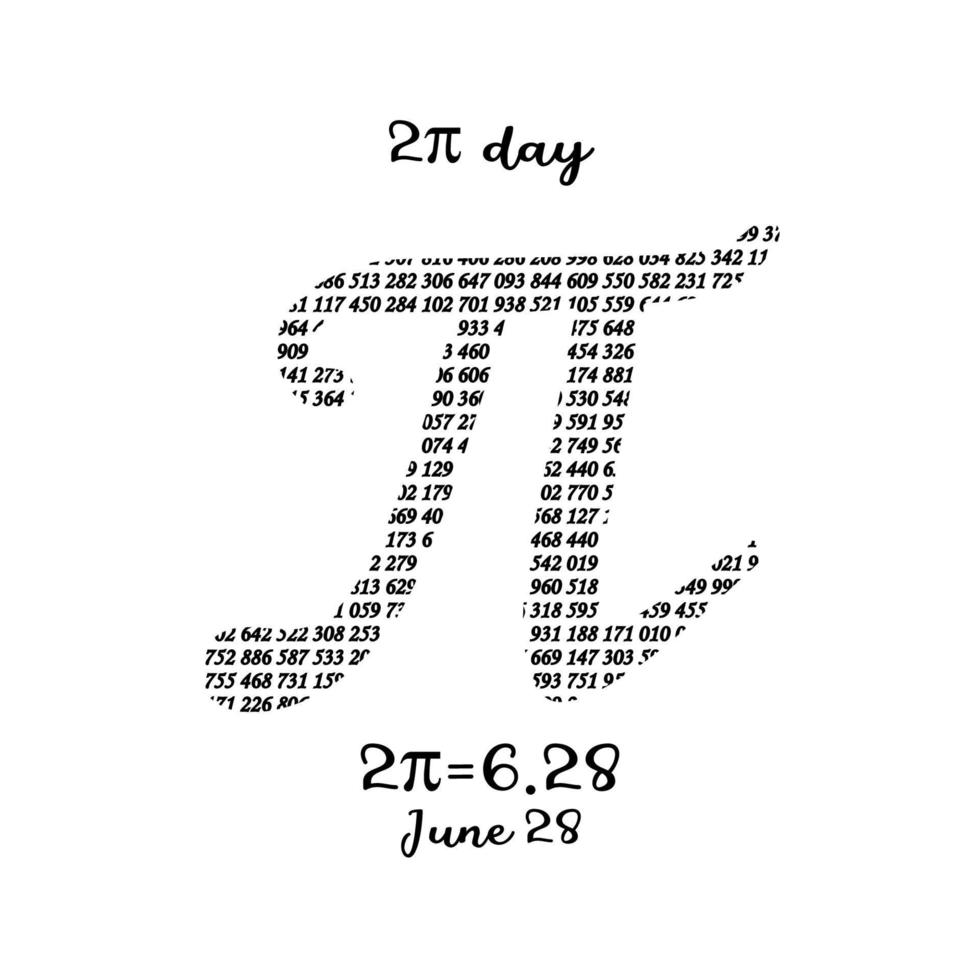 Happy international day of mathematics vector background illustration.
