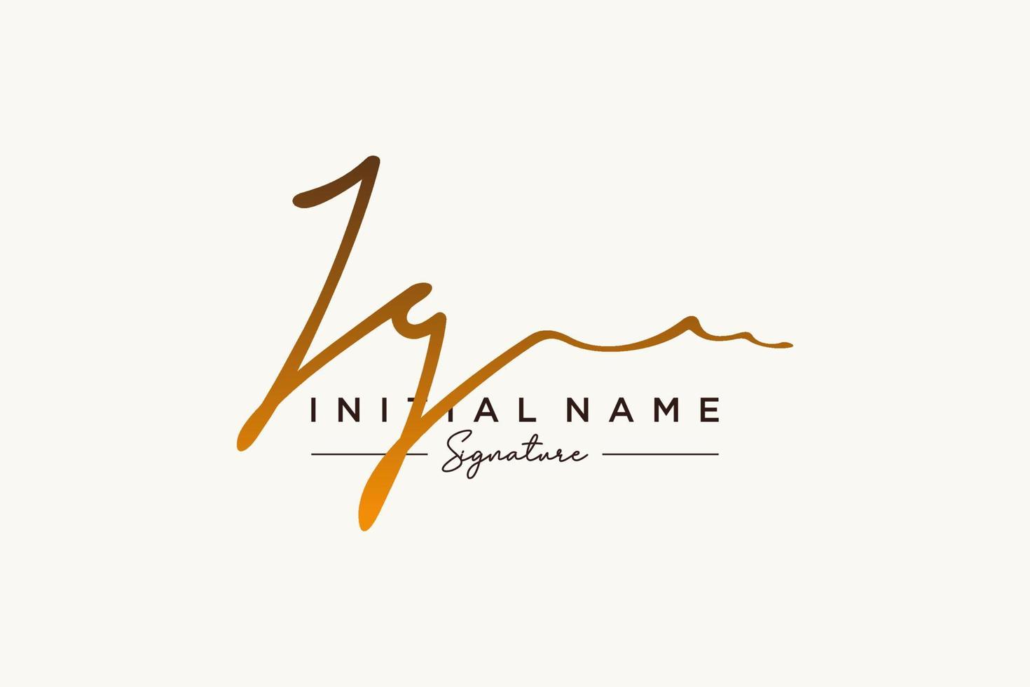 Initial JG signature logo template vector. Hand drawn Calligraphy lettering Vector illustration.