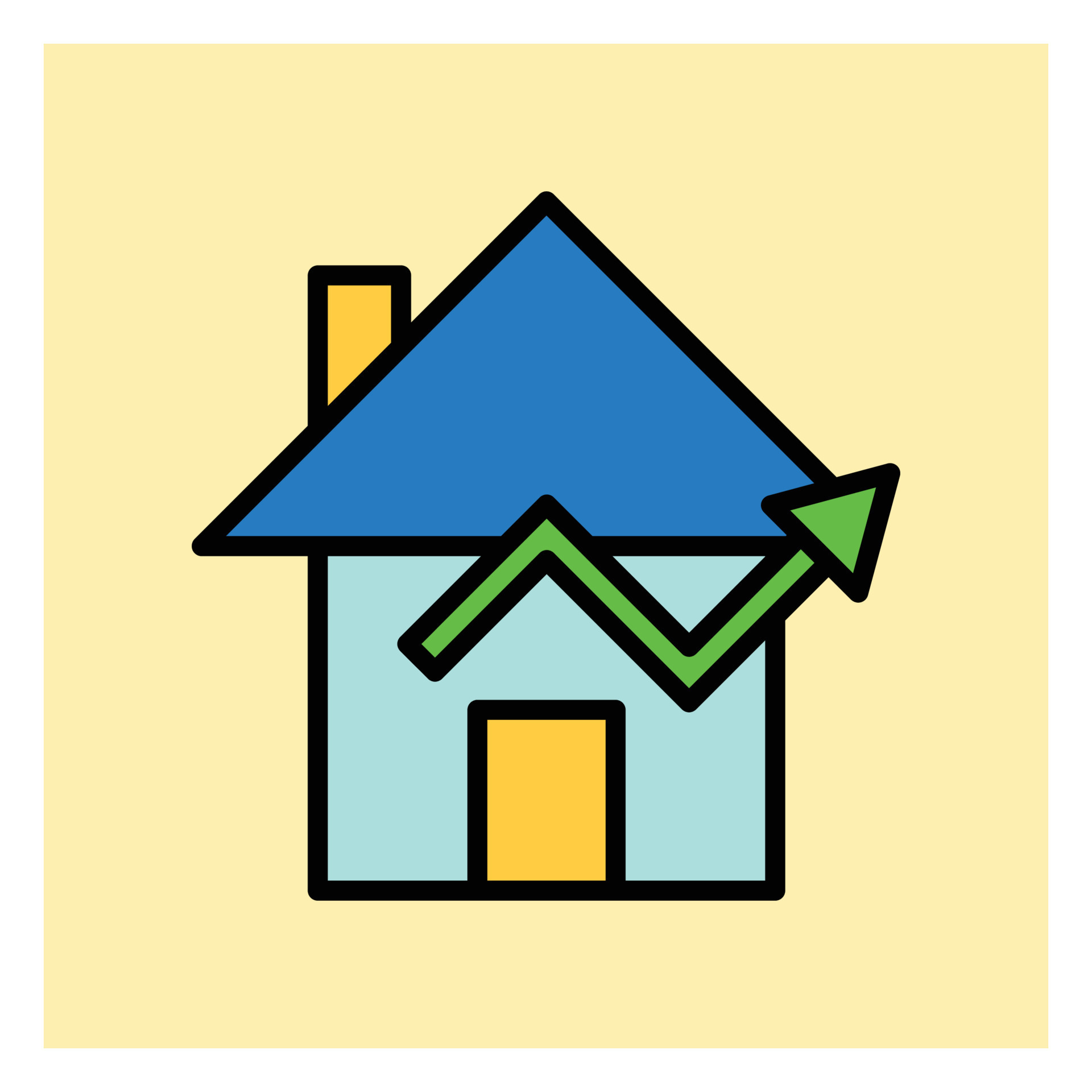 Increase Value Real Estate Filled Icon 17370819 Vector Art At Vecteezy