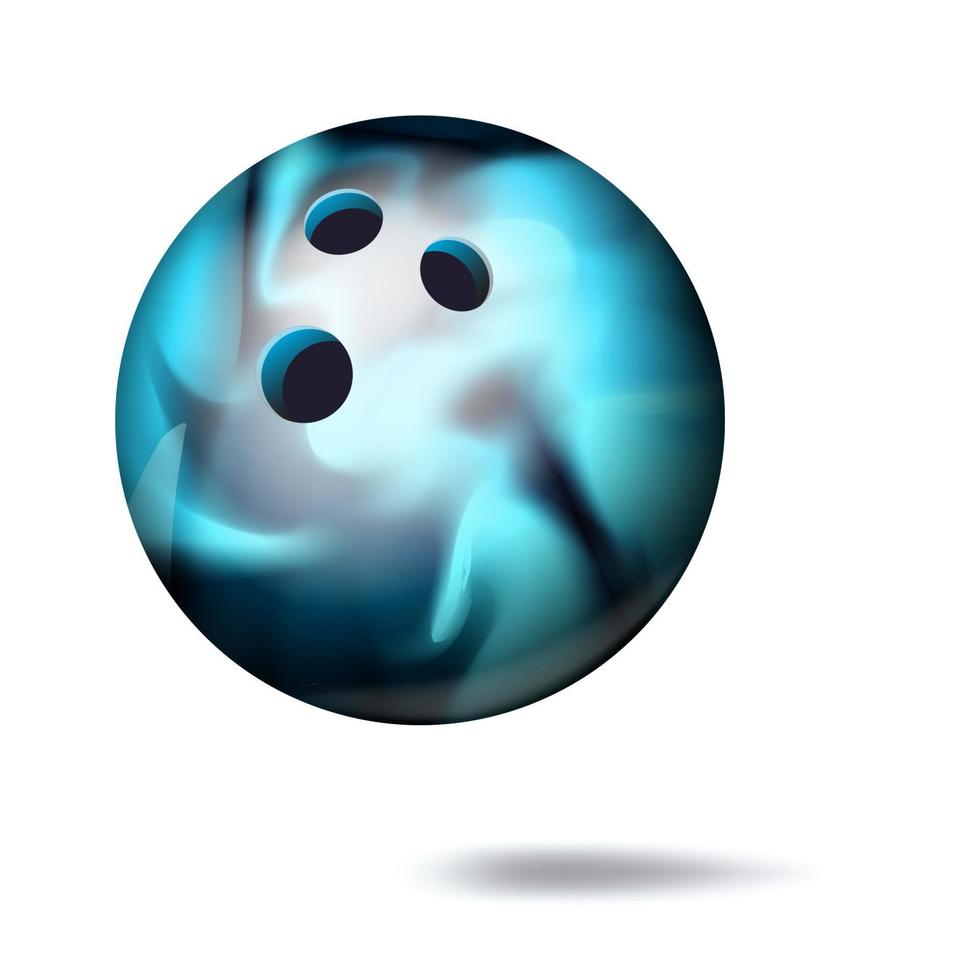 3D Bowling Ball Vector. Classic Ball. Illustration 17370868 Vector Art