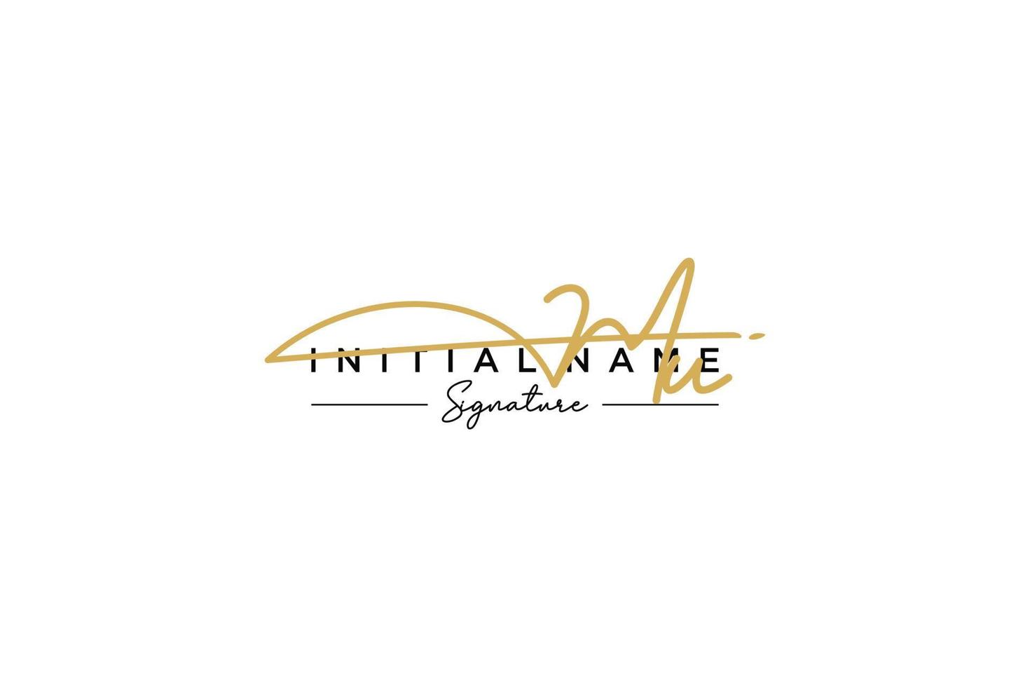 Initial MU signature logo template vector. Hand drawn Calligraphy lettering Vector illustration.
