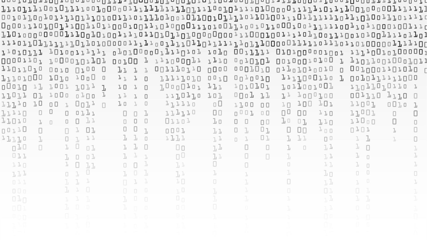 Binary Code Background Vector