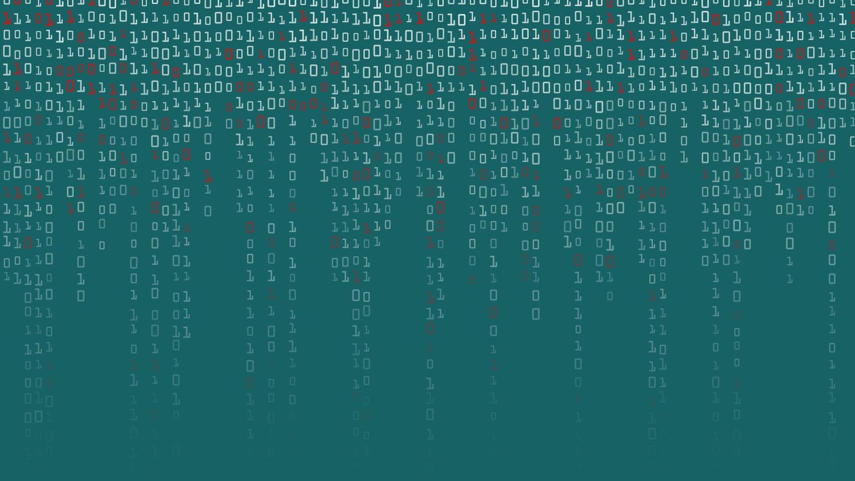 Binary Code Background Vector. High-Tech Matrix Background With Digits vector