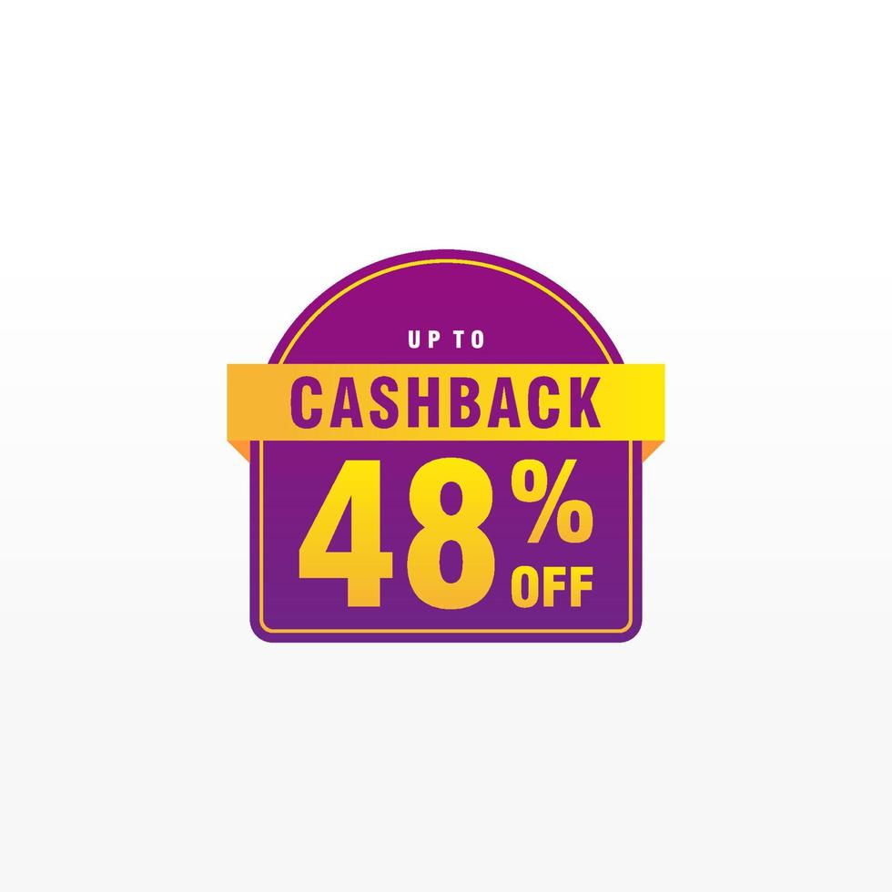 48 discount, Sales Vector badges for Labels, , Stickers, Banners, Tags, Web Stickers, New offer. Discount origami sign banner.