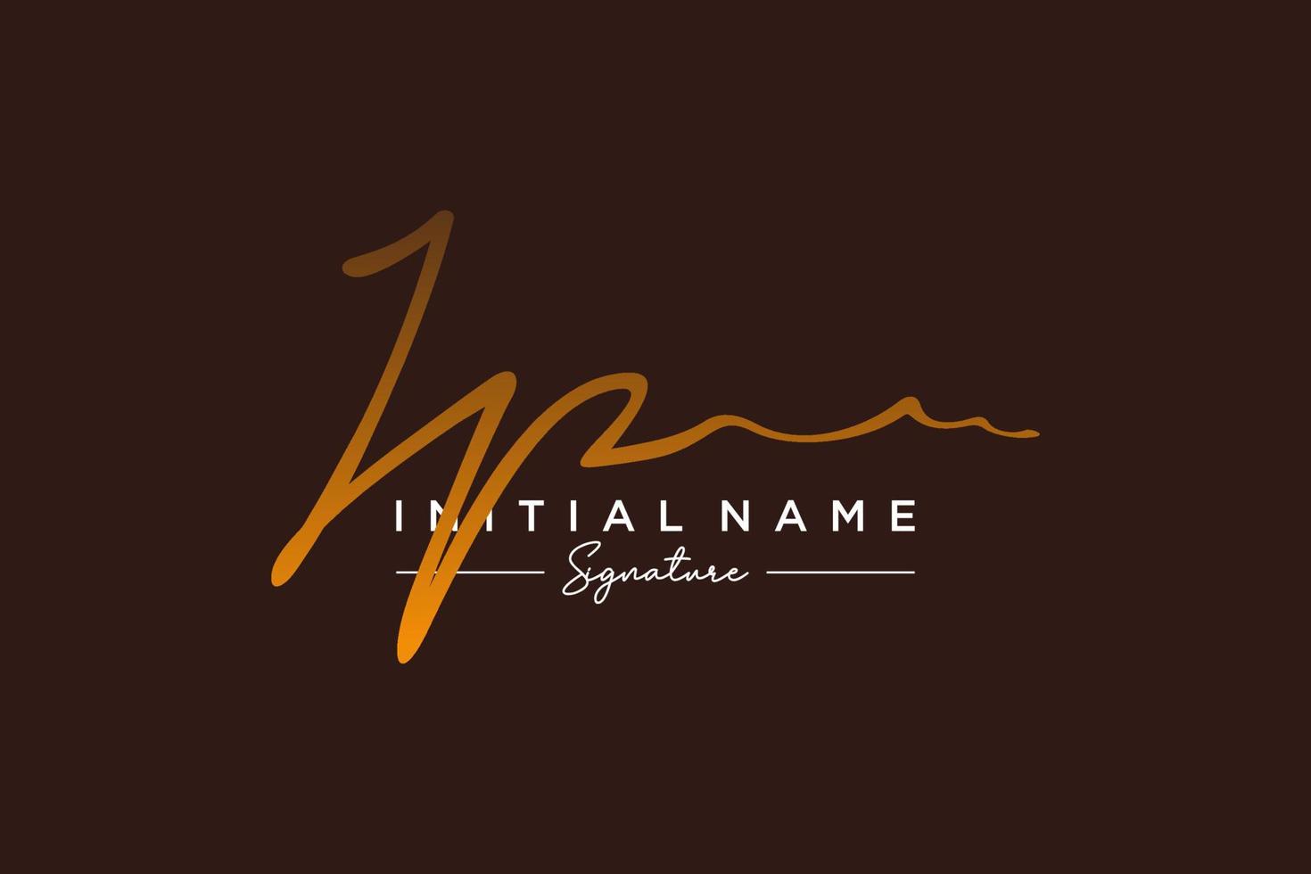 Initial JP signature logo template vector. Hand drawn Calligraphy