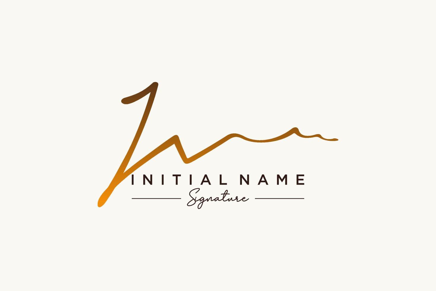 Initial JV signature logo template vector. Hand drawn Calligraphy lettering Vector illustration.