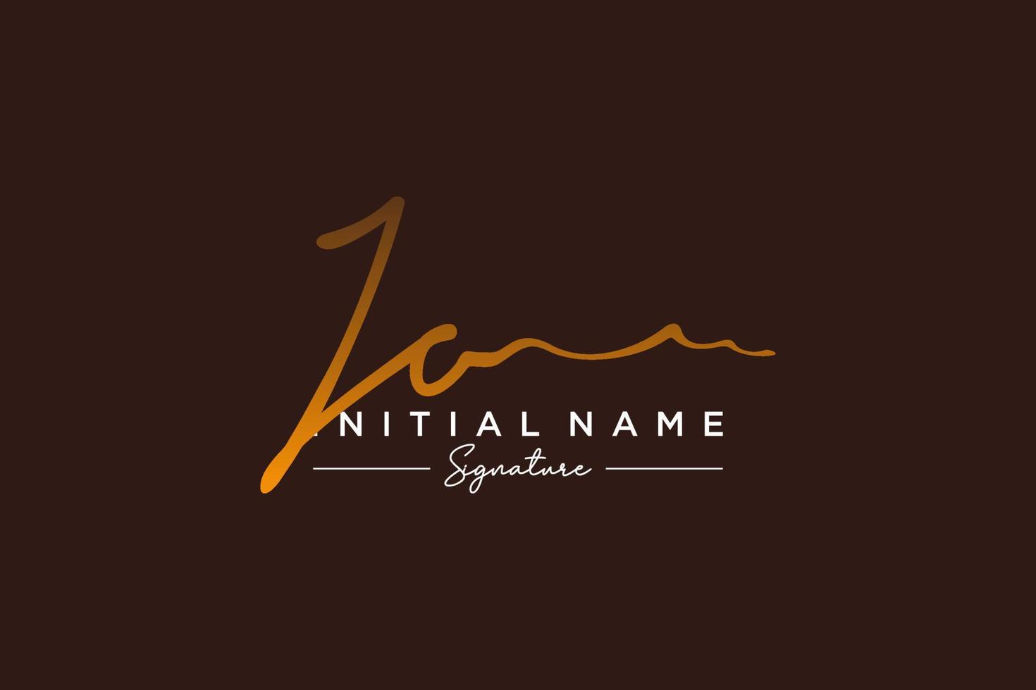 Initial JO signature logo template vector. Hand drawn Calligraphy lettering Vector illustration.