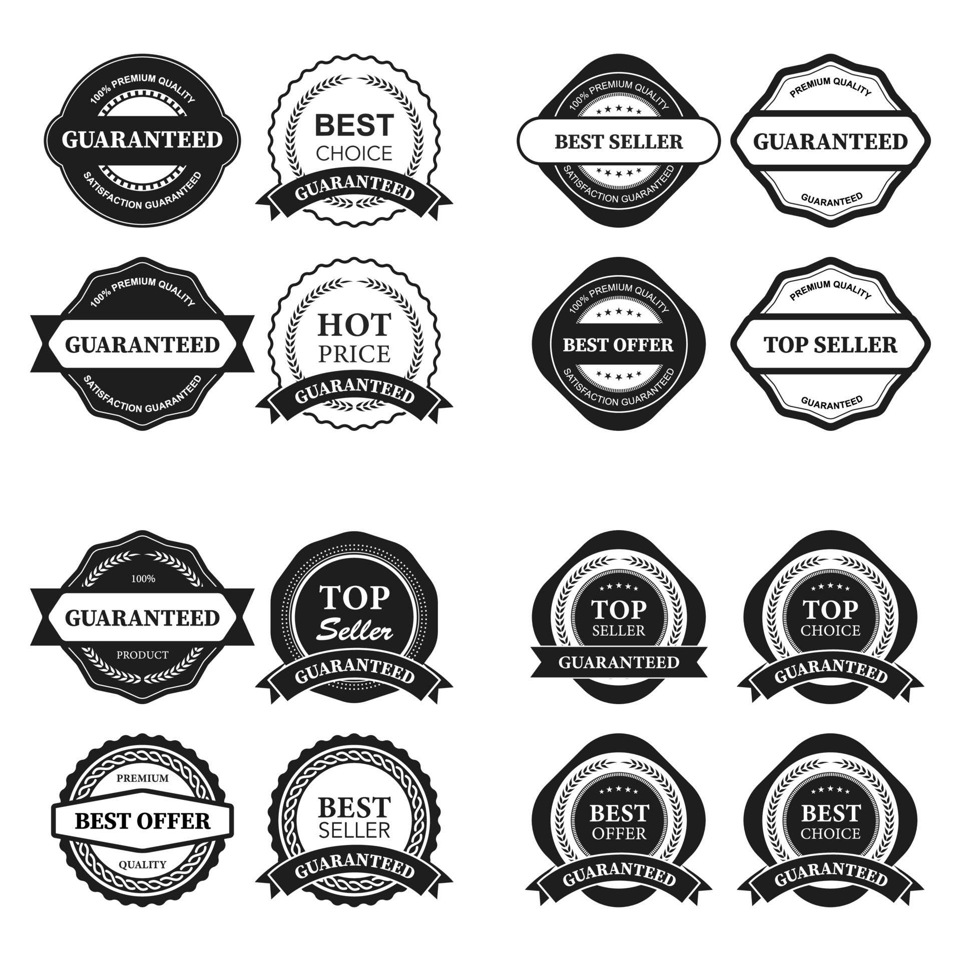 Set of retro vintage badges 17371657 Vector Art at Vecteezy
