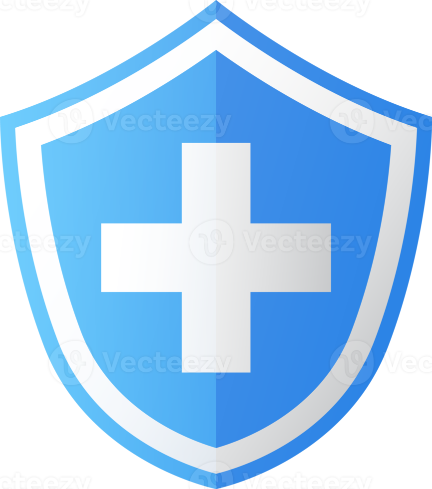 Medical shield icon 17371924 PNG