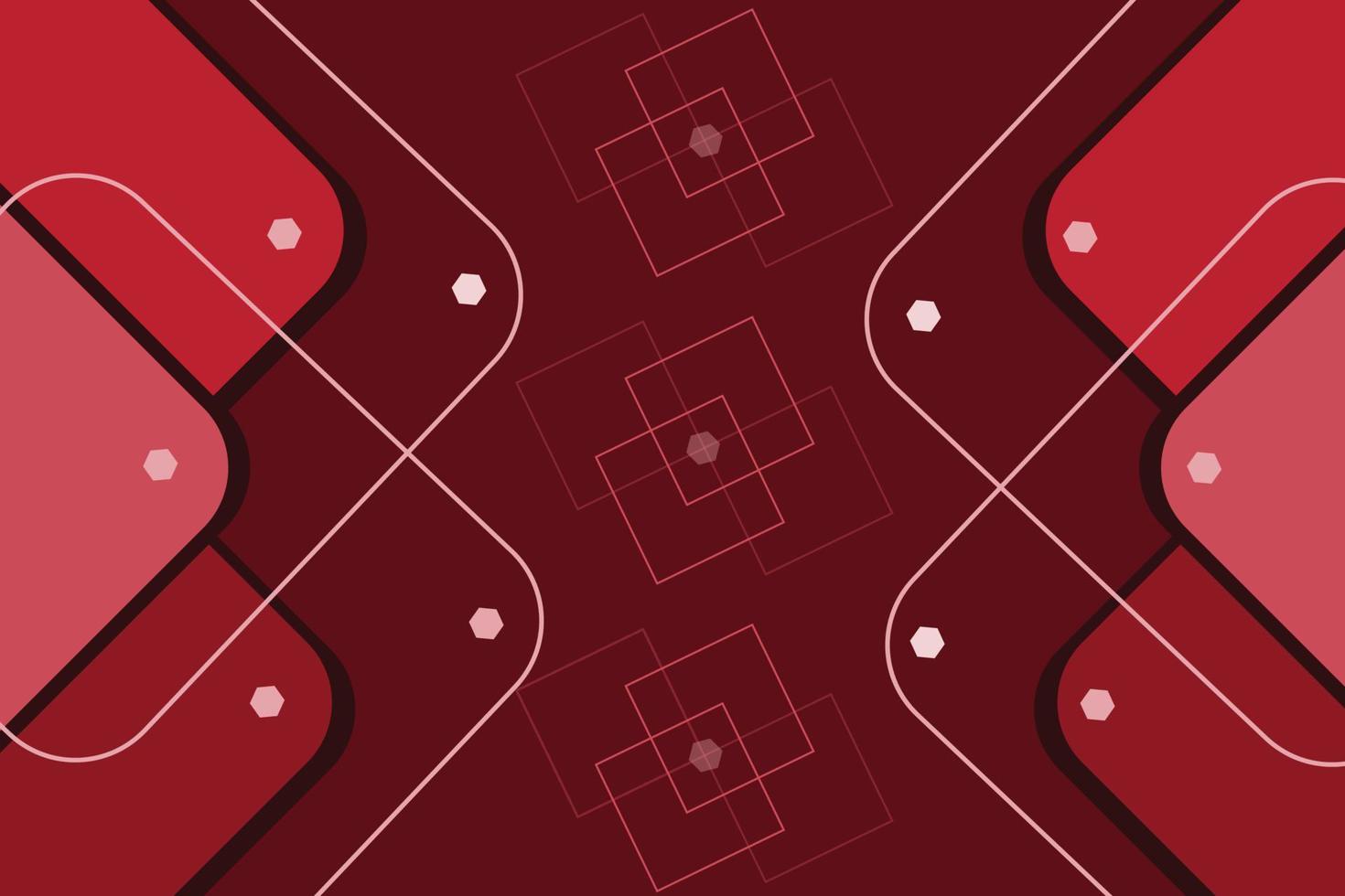 red abstract background with line elements vector