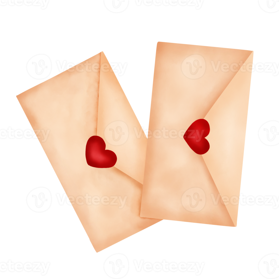 Valentine Envelope Illustration png