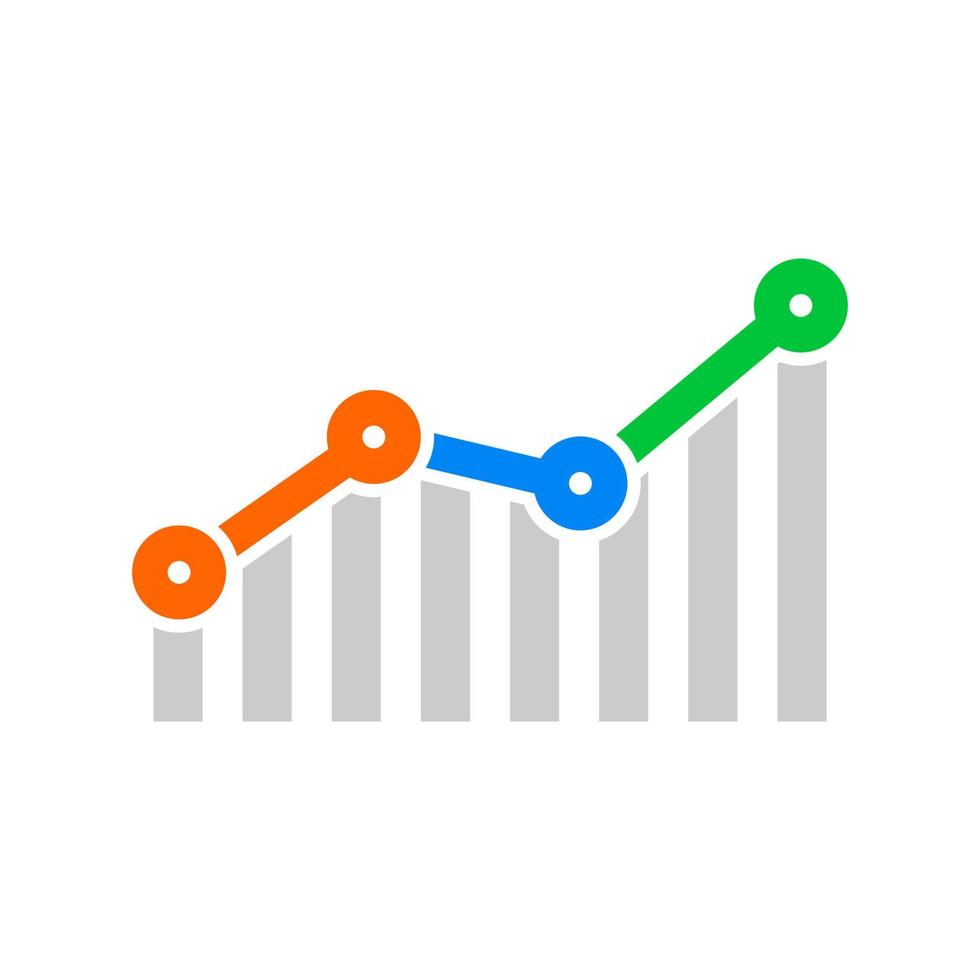 logotipo financiero moderno vector