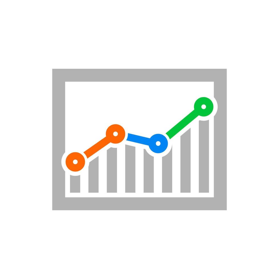 logotipo financiero moderno vector