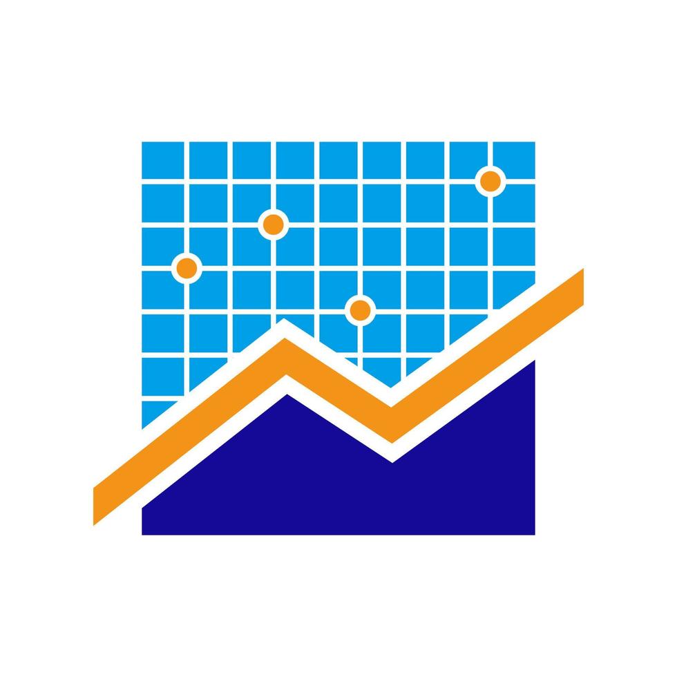 Modern Financial Logo vector