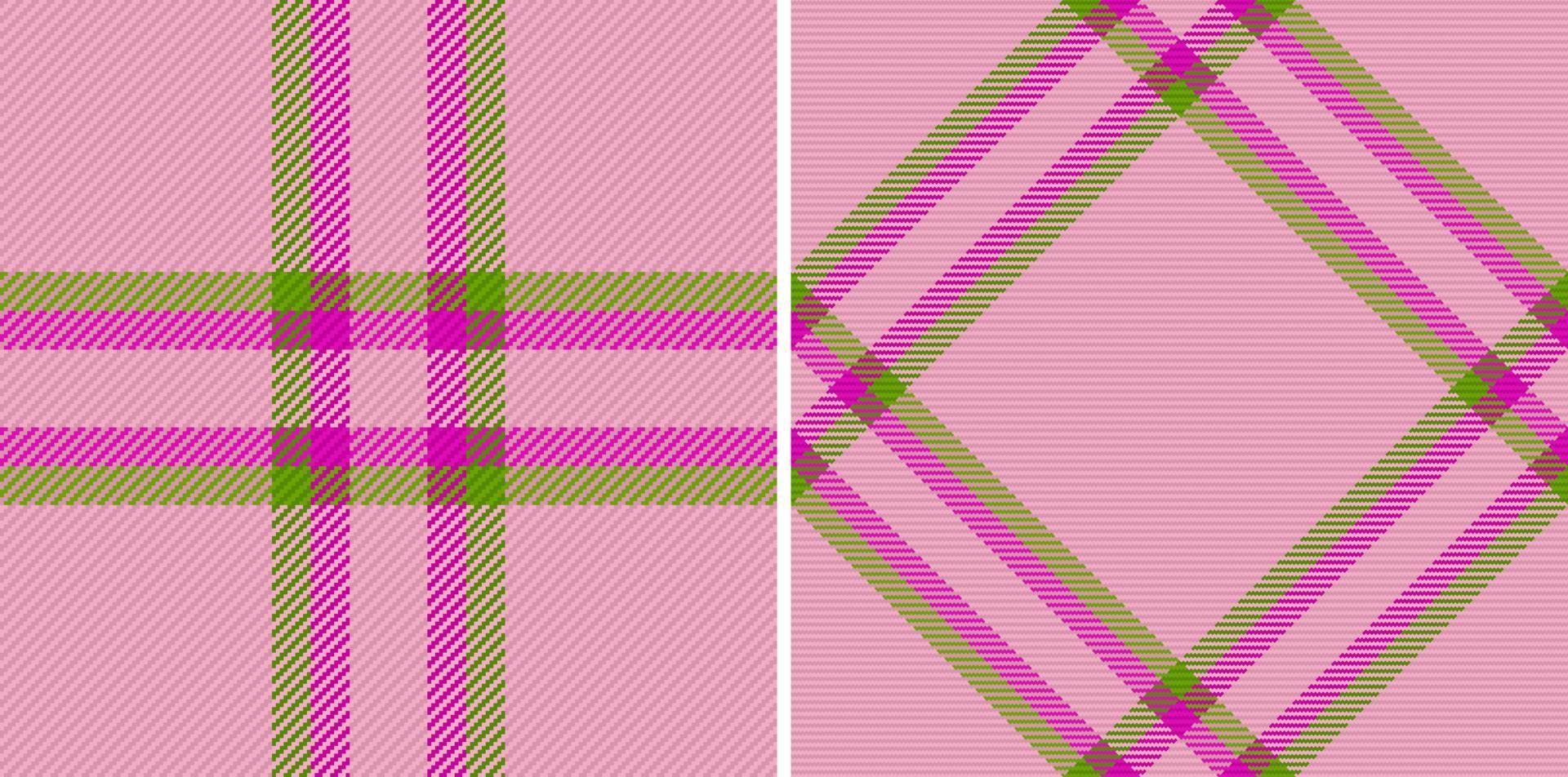 Tartan texture pattern. Seamless check fabric. Plaid vector textile background.