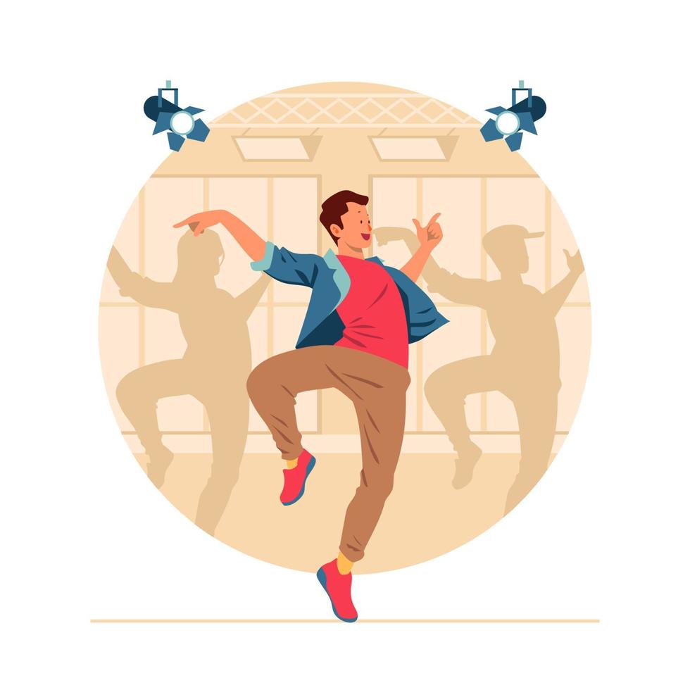Modern Dance Choreographer vector