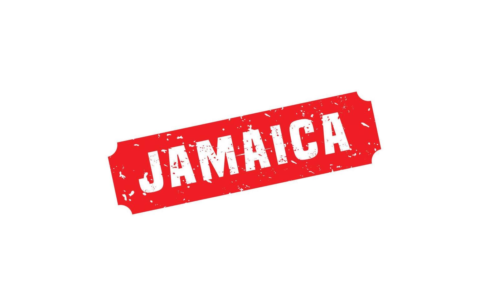 goma de sello jamaica con estilo grunge sobre fondo blanco vector