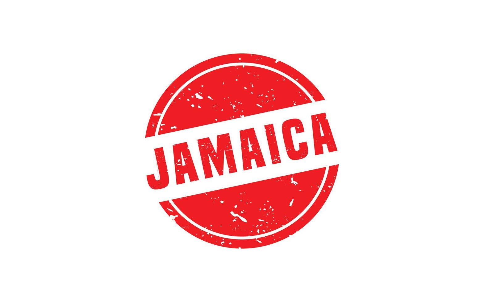 goma de sello jamaica con estilo grunge sobre fondo blanco vector