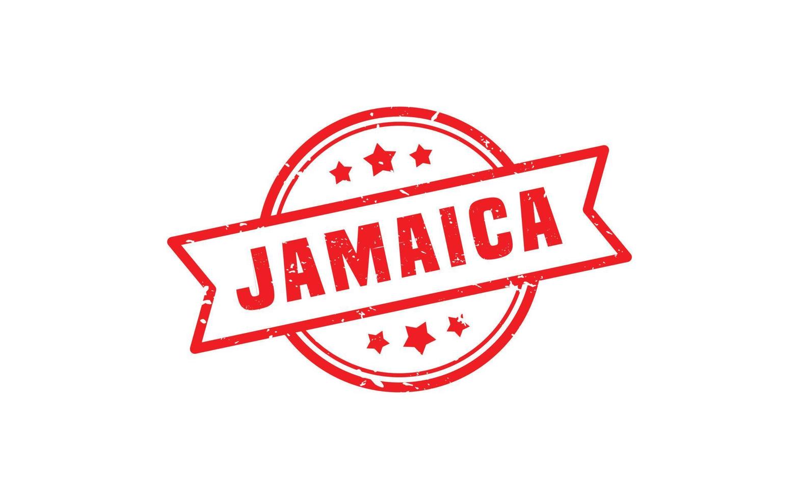 JAMAICA stamp rubber with grunge style on white background vector