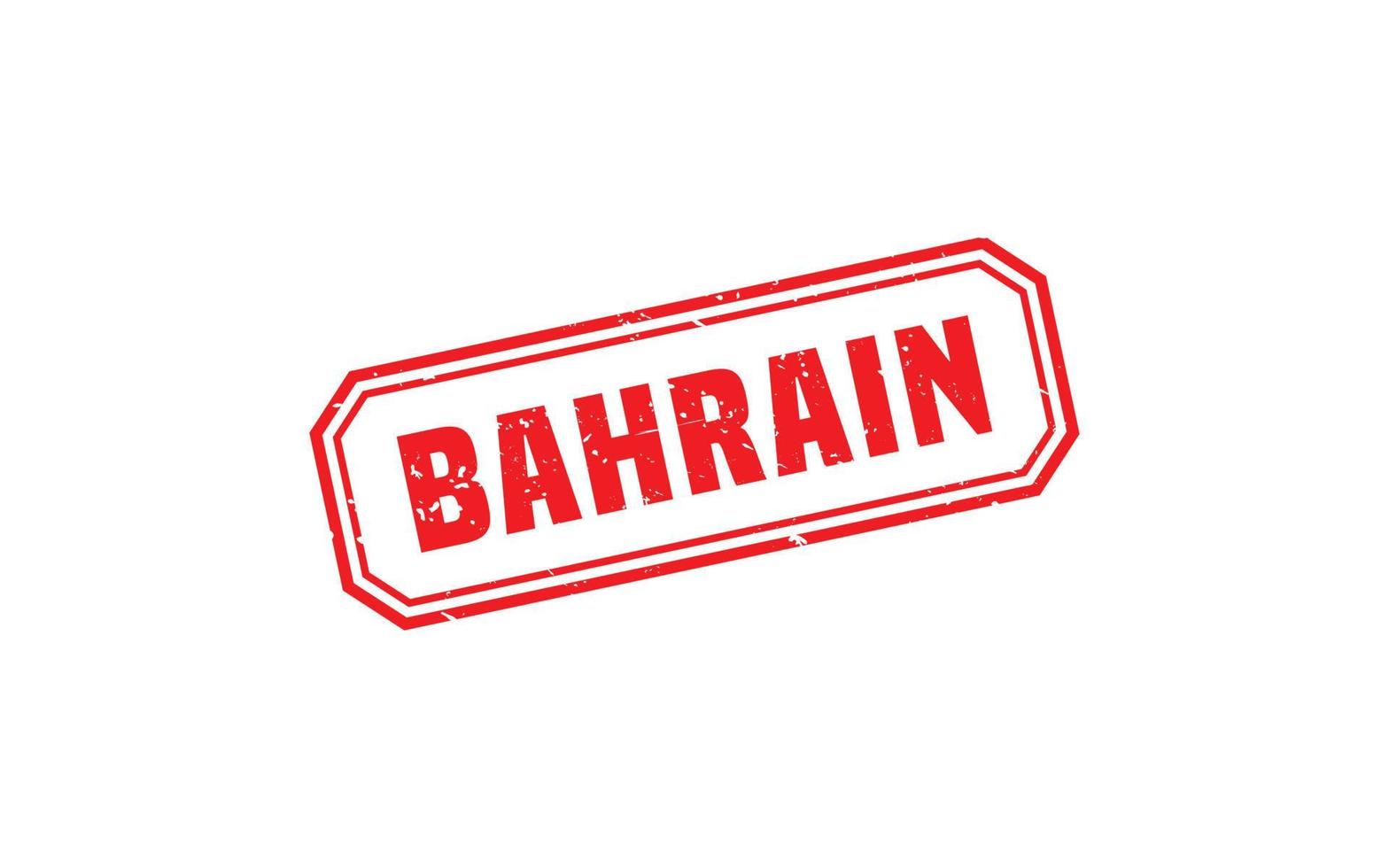 goma de sello de bahrein con estilo grunge sobre fondo blanco vector