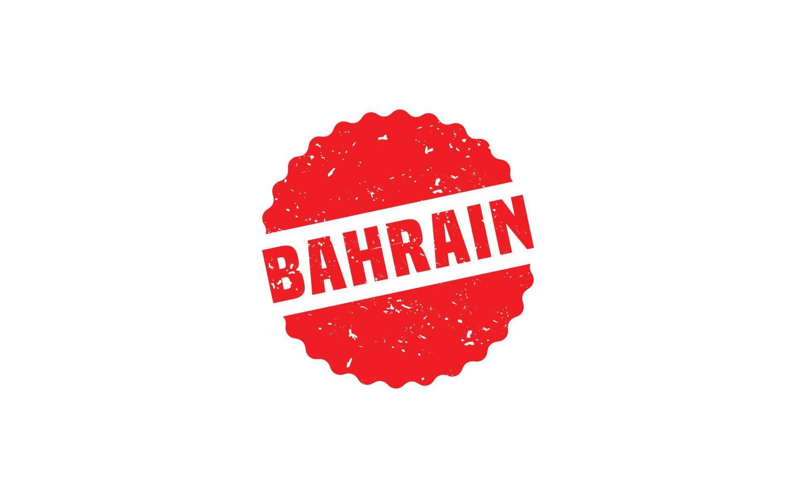 goma de sello de bahrein con estilo grunge sobre fondo blanco vector
