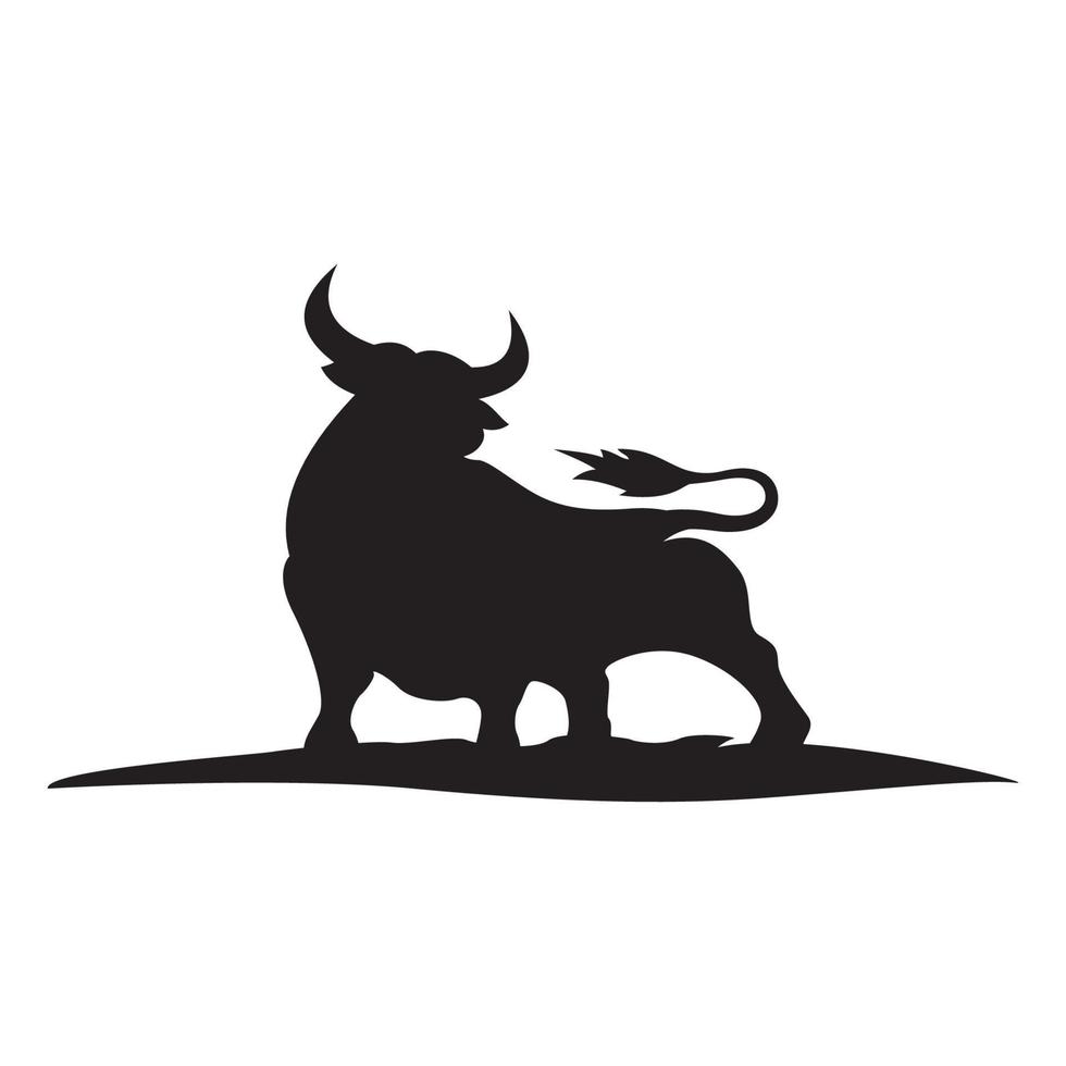 abstract bull logo vector illustrations design icon logo