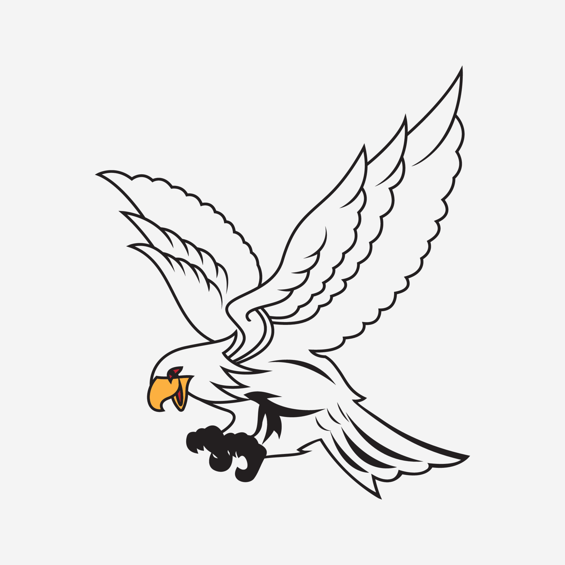 eagle vector illustration design 17372646 Vector Art at Vecteezy