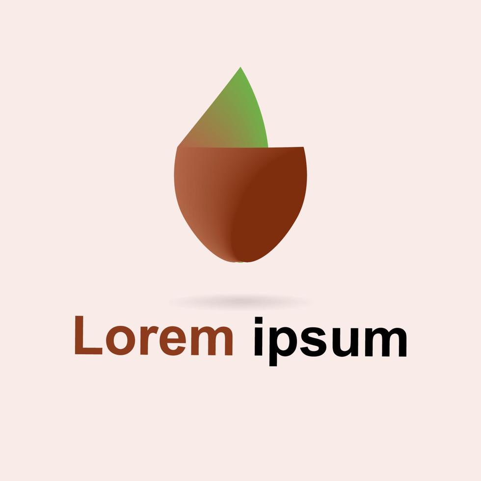 Simple abstract logo design. Eps 10. Use for business company or community vector