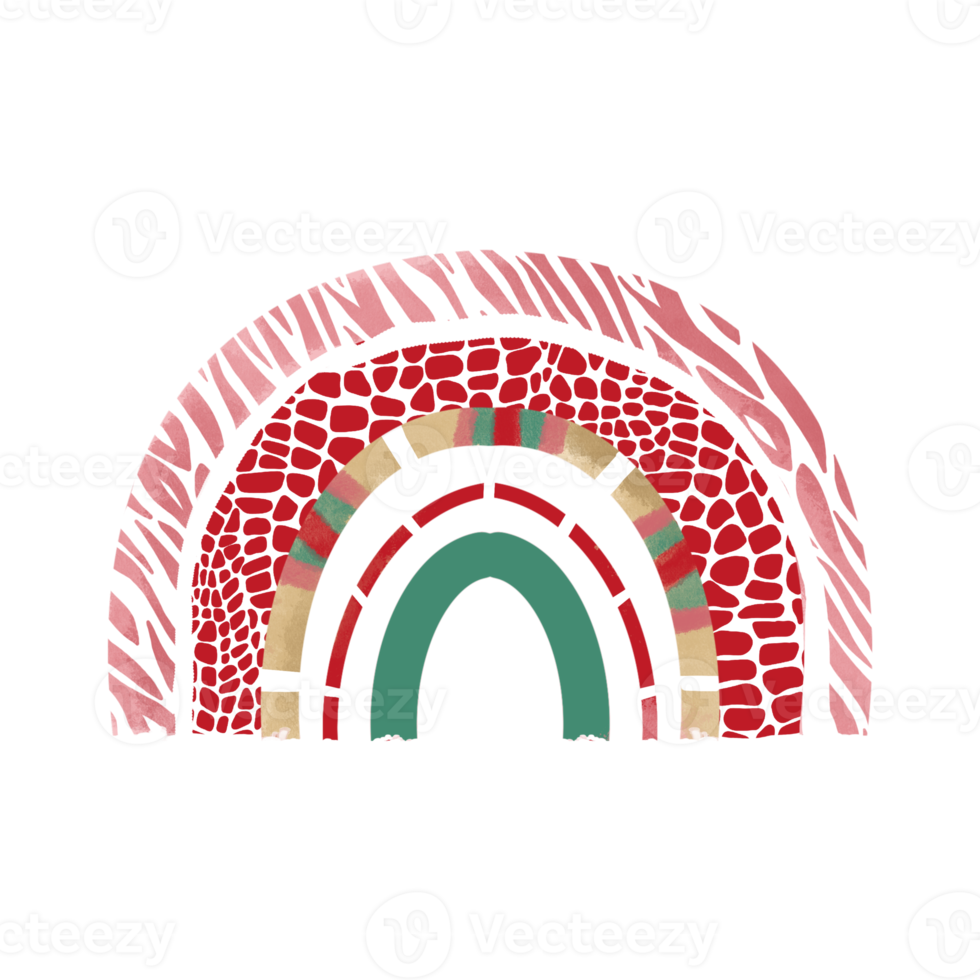 regnbåge jul vattenfärg png