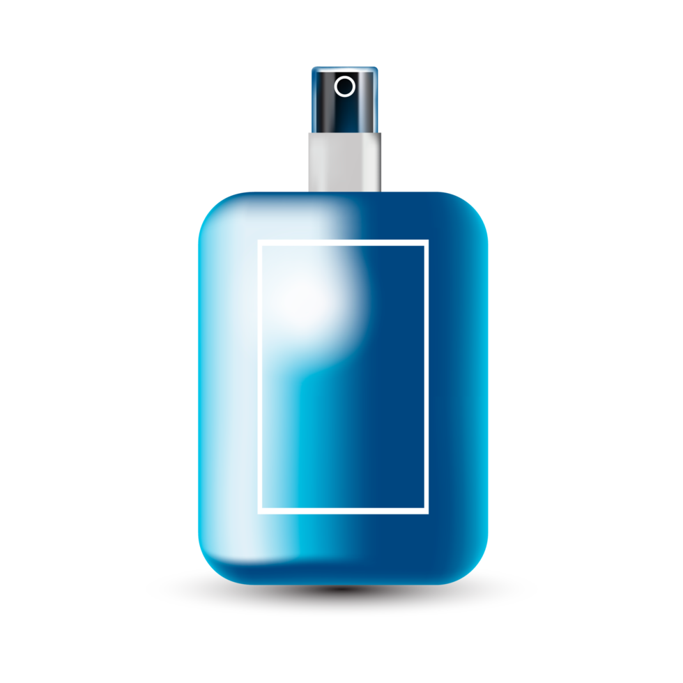 botella de perfume botella de vidrio para perfume y perfumería ilustración vectorial png