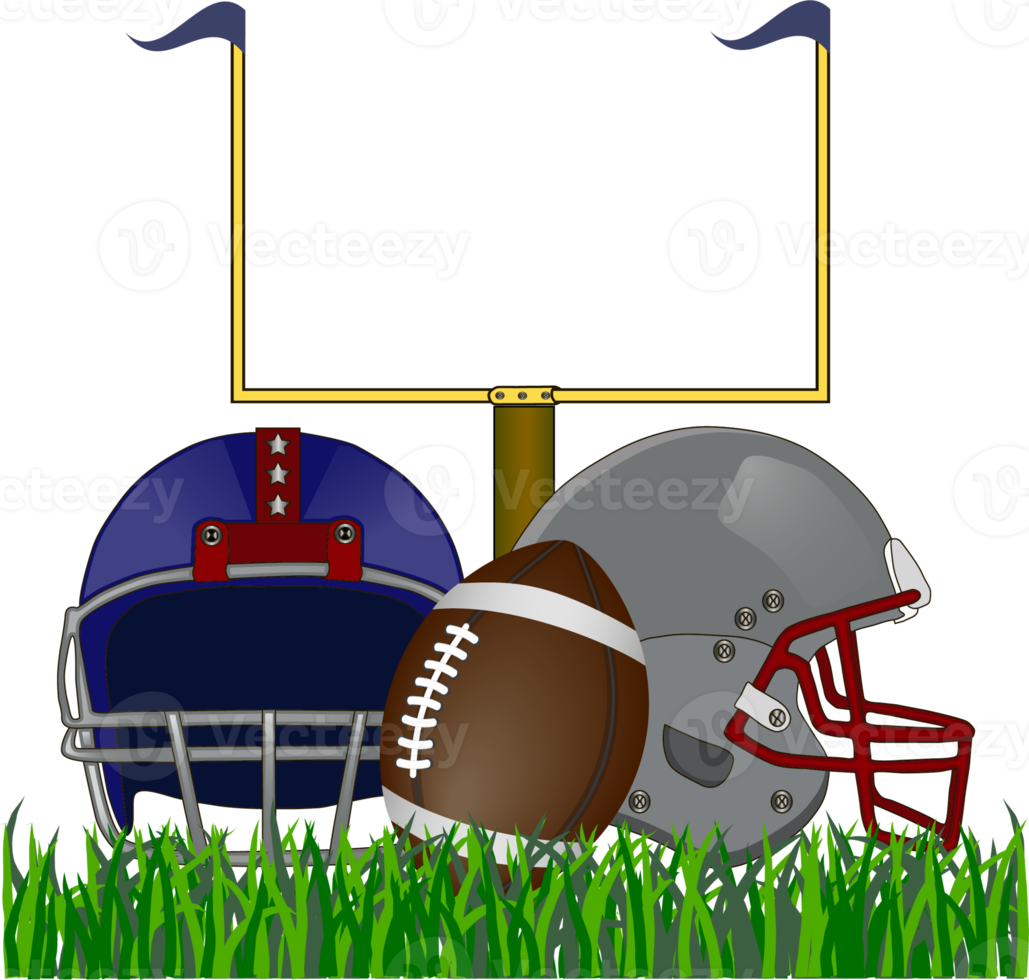Collection accessory for sport game American football png