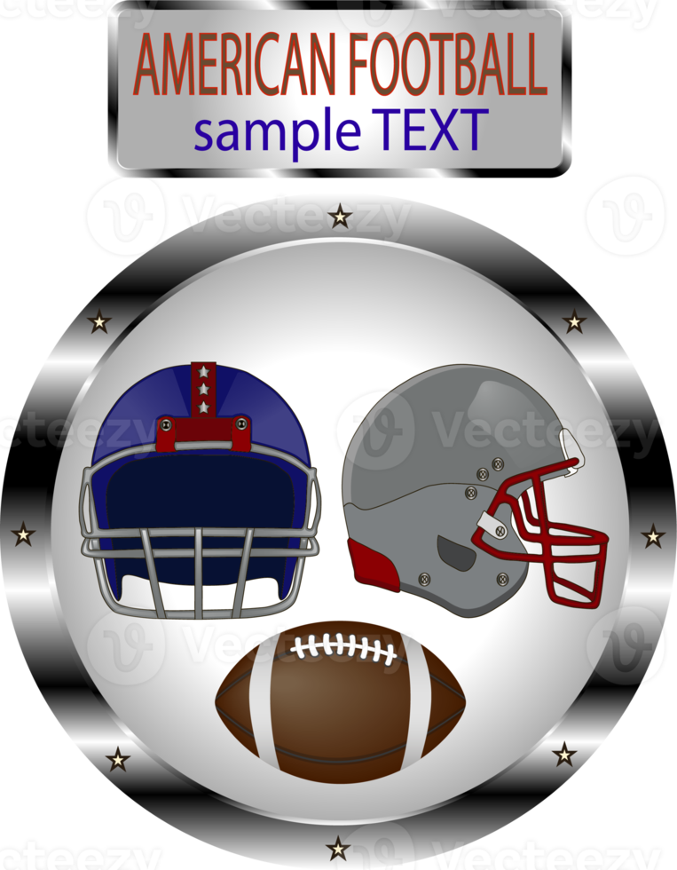 Collection accessory for sport game American football png