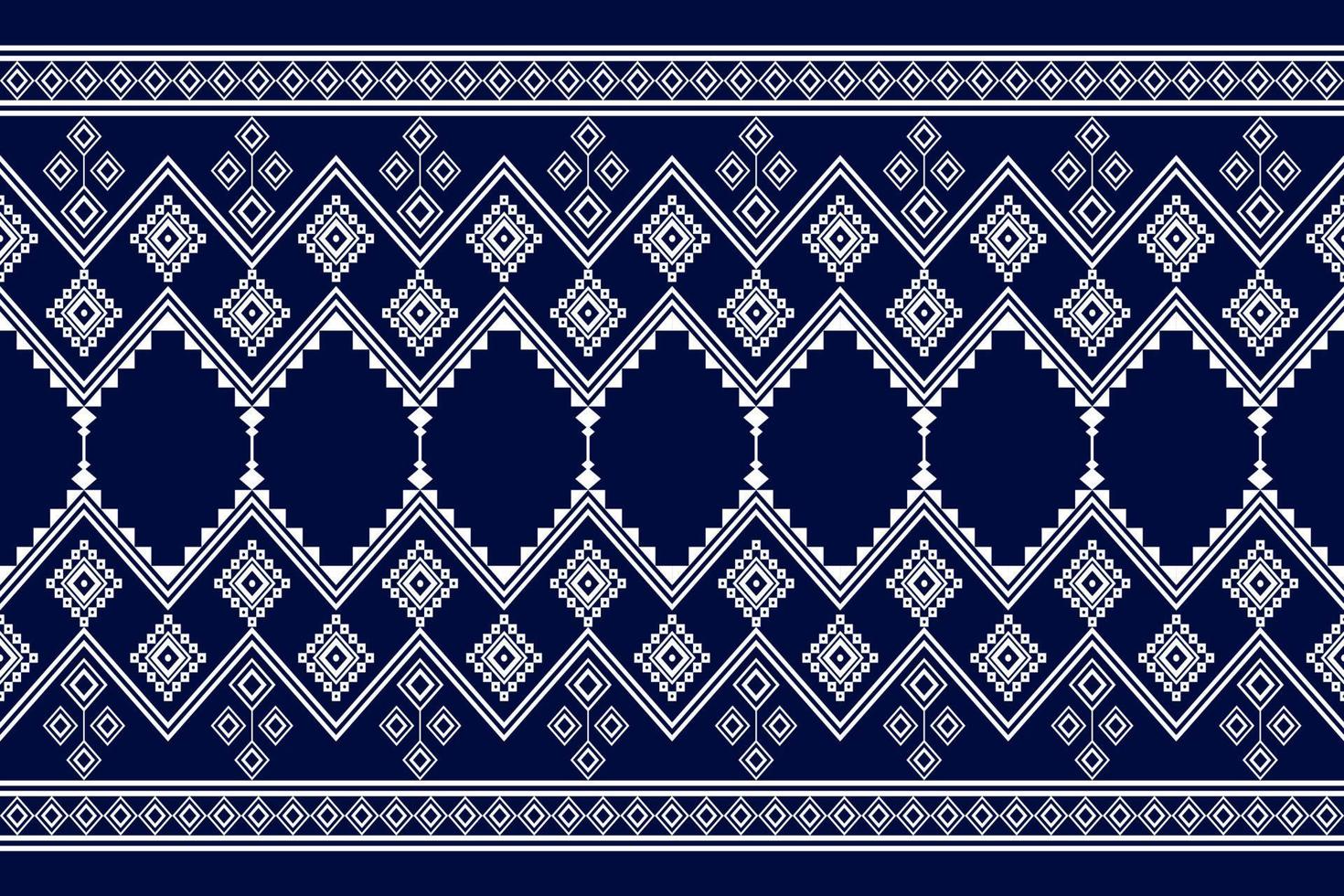 Diseño tradicional geométrico étnico oriental sin costuras para fondo, alfombra, papel pintado, ropa, envoltura, batik, tela, vector, ilustración, estilo bordado. vector