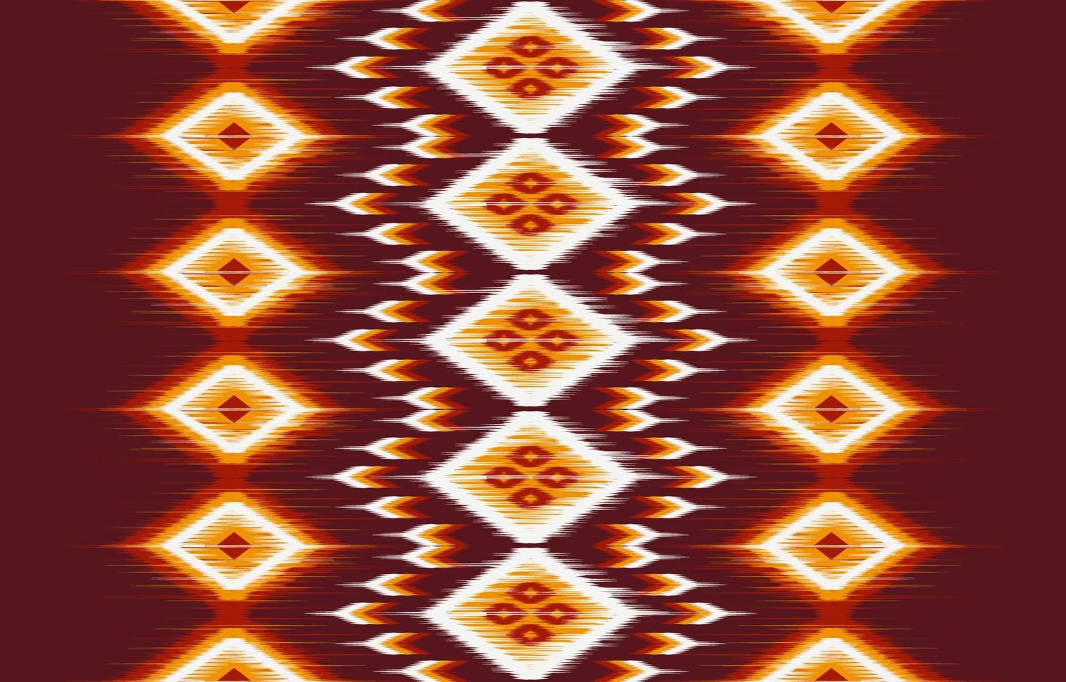 Geometric ethnic pattern seamless flower color oriental. Background, Design for fabric, curtain, carpet, wallpaper, clothing, wrapping, Batik, vector illustration ,carpet.