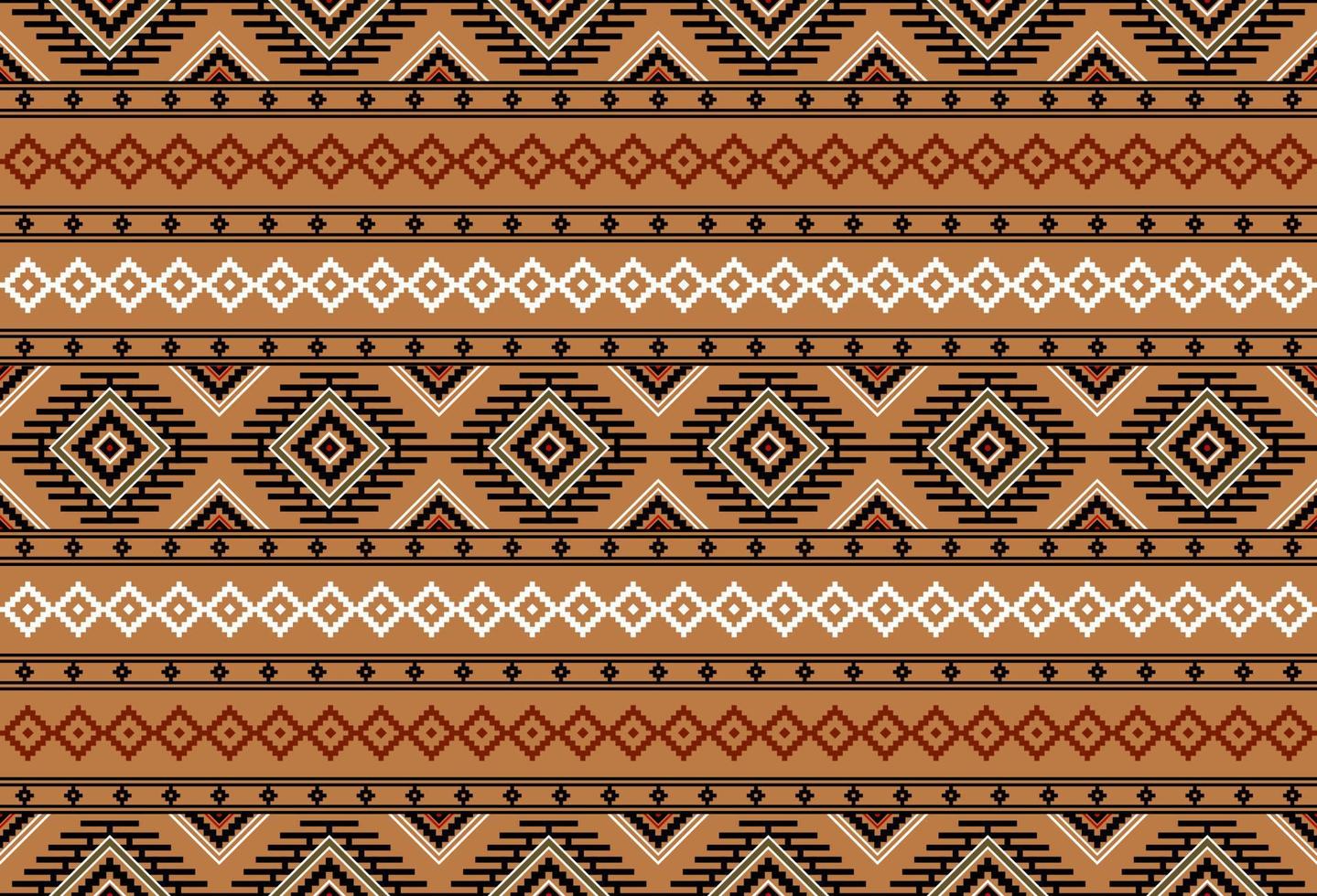 Geometric ethnic oriental seamless pattern traditional Design for background, carpet, wallpaper, clothing, wrapping, batik, fabric, Vector, illustration, embroidery style. vector