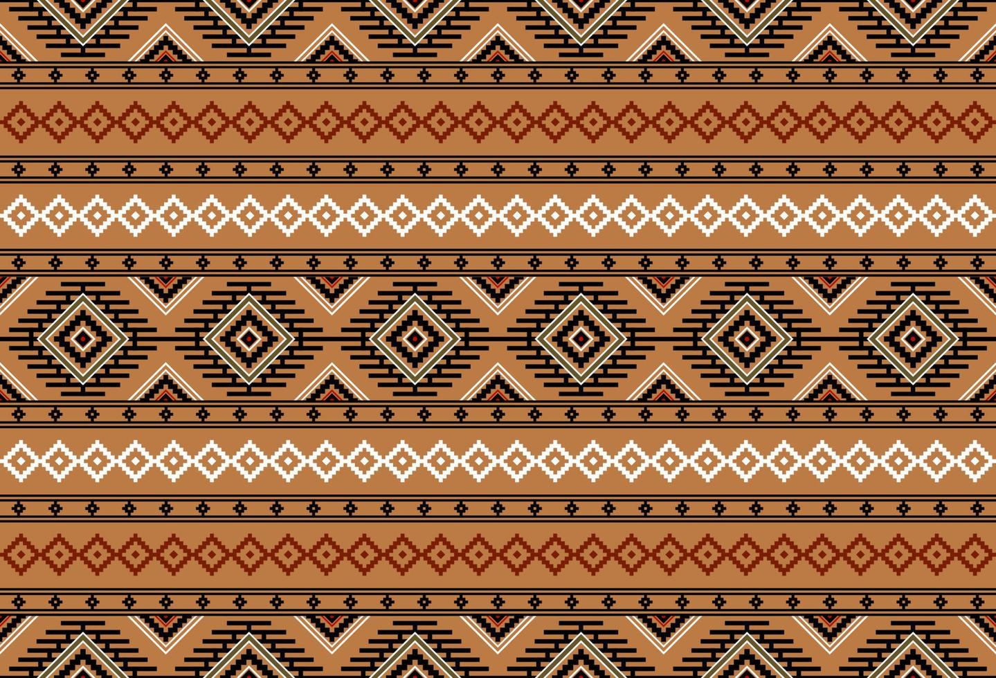 Geometric ethnic oriental seamless pattern traditional Design for background, carpet, wallpaper, clothing, wrapping, batik, fabric, Vector, illustration, embroidery style. vector