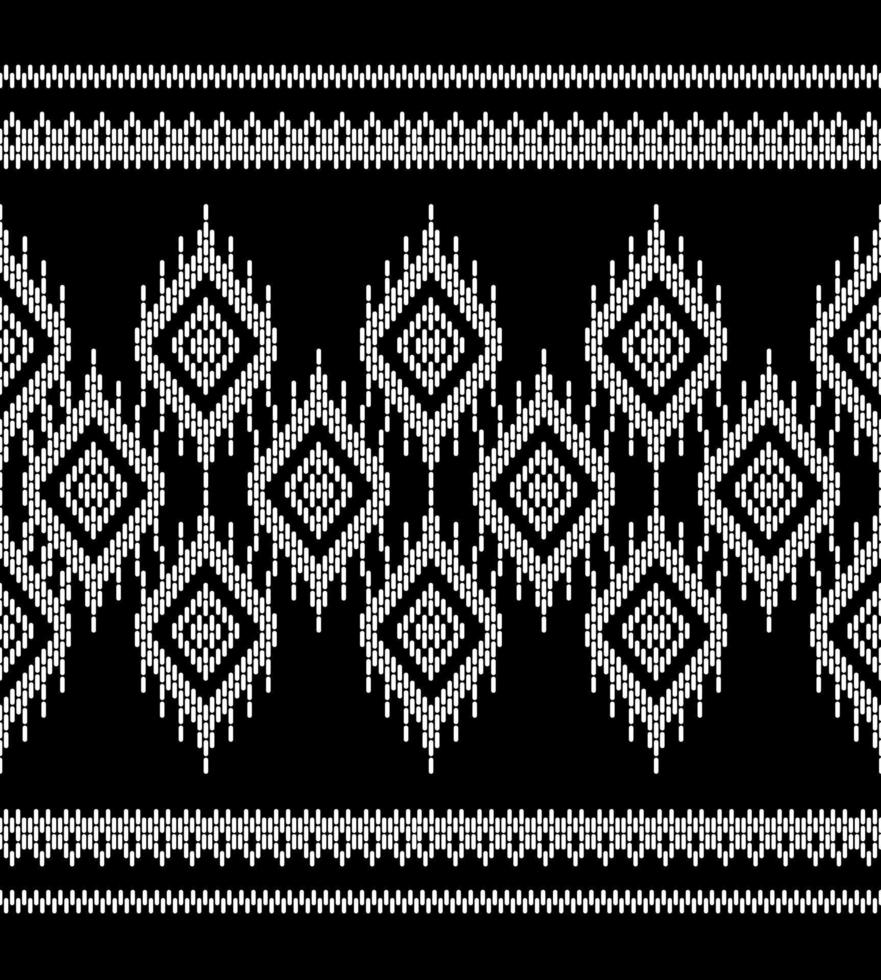 Geometric ethnic oriental seamless pattern traditional Design for background, carpet, wallpaper, clothing, wrapping, batik, fabric, Vector, illustration, embroidery style. vector