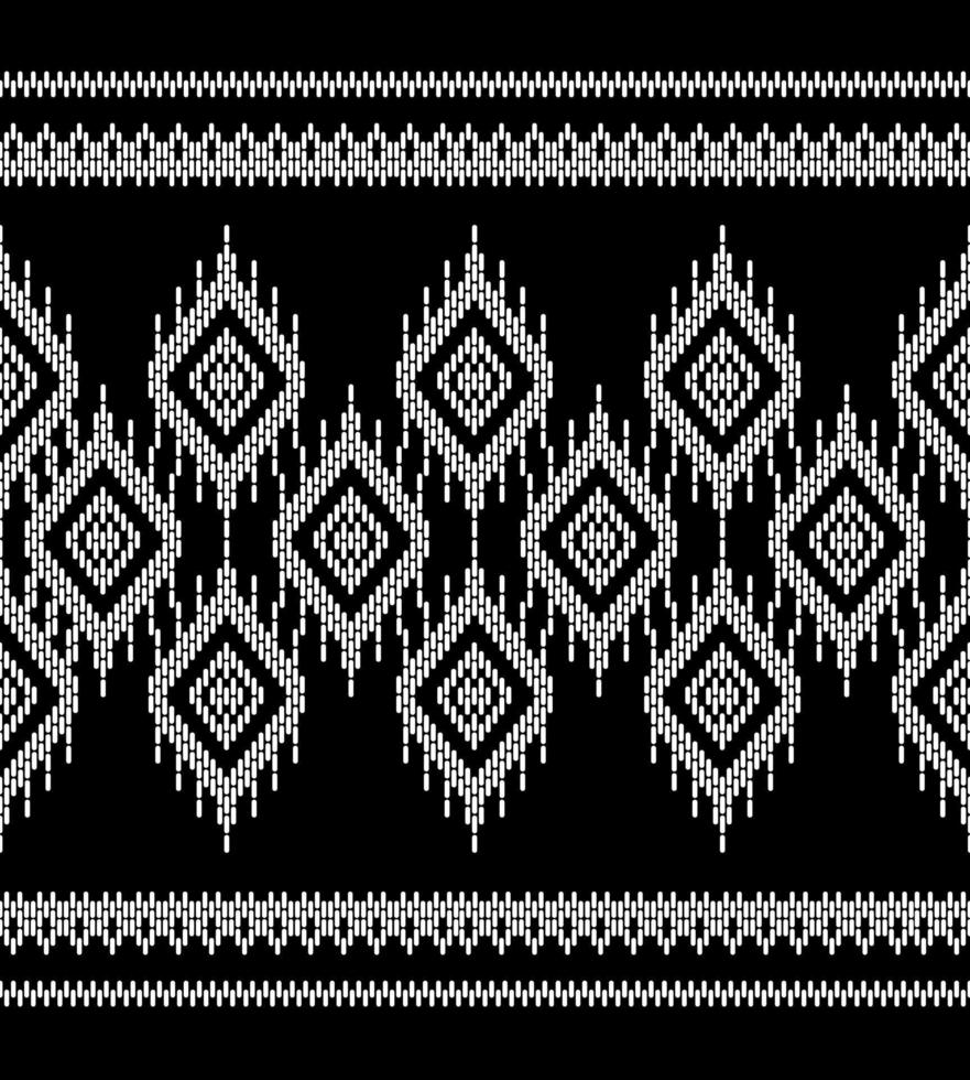 Geometric ethnic oriental seamless pattern traditional Design for background, carpet, wallpaper, clothing, wrapping, batik, fabric, Vector, illustration, embroidery style. vector