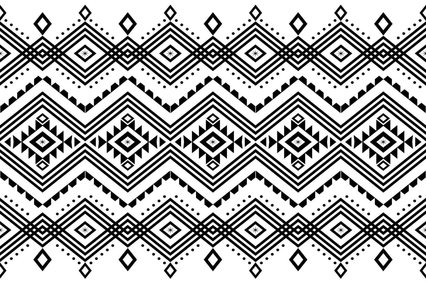 Geometric ethnic oriental seamless pattern traditional Design for background, carpet, wallpaper, clothing, wrapping, batik, fabric, Vector, illustration, embroidery style. vector