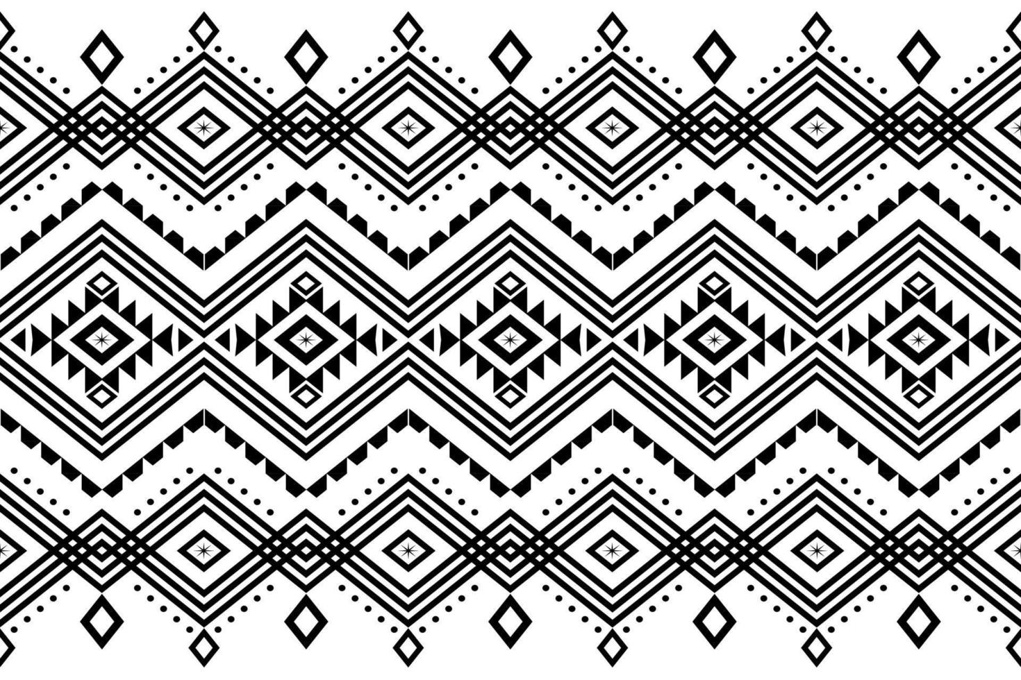 Geometric ethnic oriental seamless pattern traditional Design for background, carpet, wallpaper, clothing, wrapping, batik, fabric, Vector, illustration, embroidery style. vector