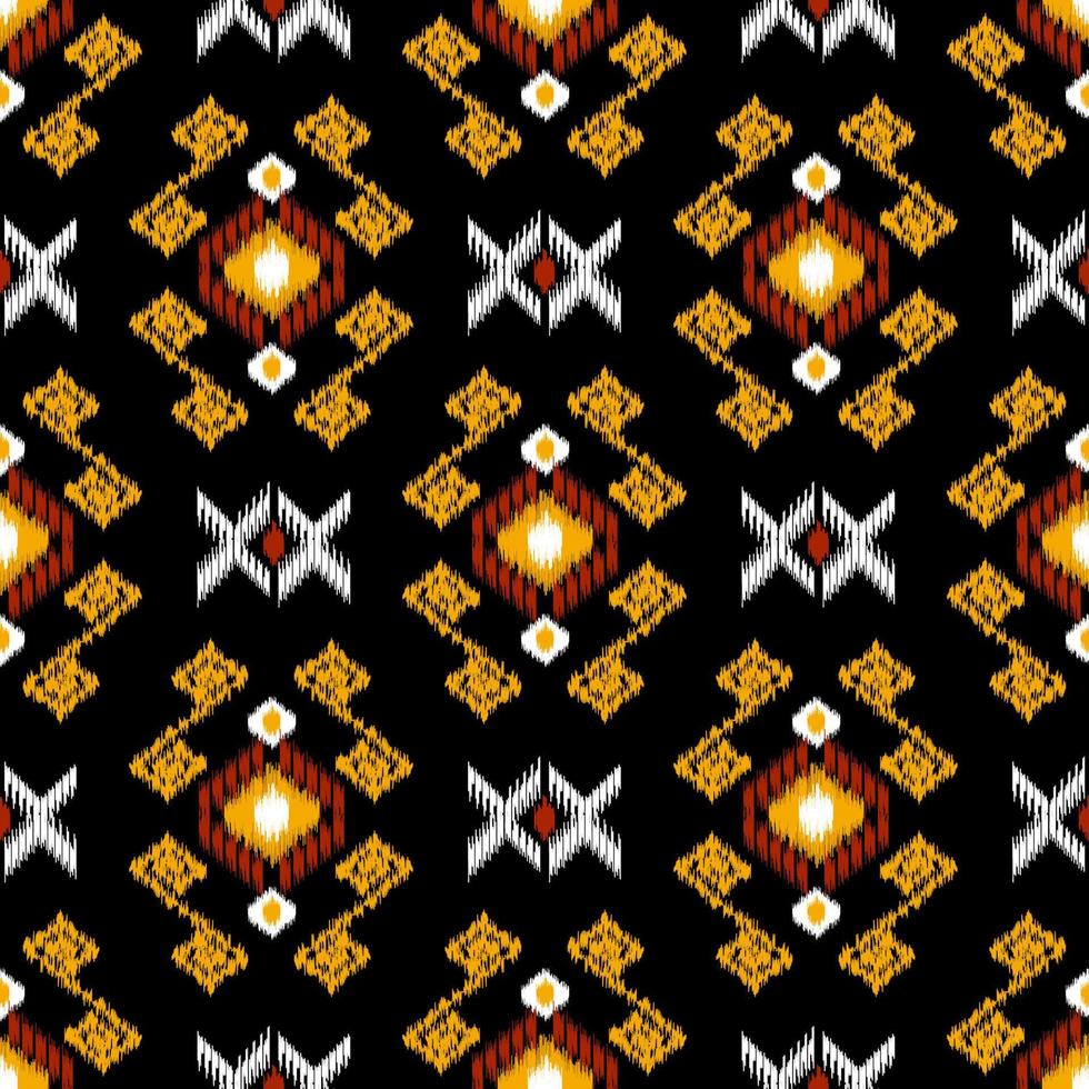 Geometric ethnic pattern seamless flower color oriental. Background, Design for fabric, curtain, carpet, wallpaper, clothing, wrapping, Batik, vector illustration ,carpet.