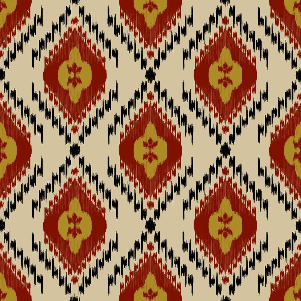Geometric ethnic pattern seamless flower color oriental. Background, Design for fabric, curtain, carpet, wallpaper, clothing, wrapping, Batik, vector illustration ,carpet.