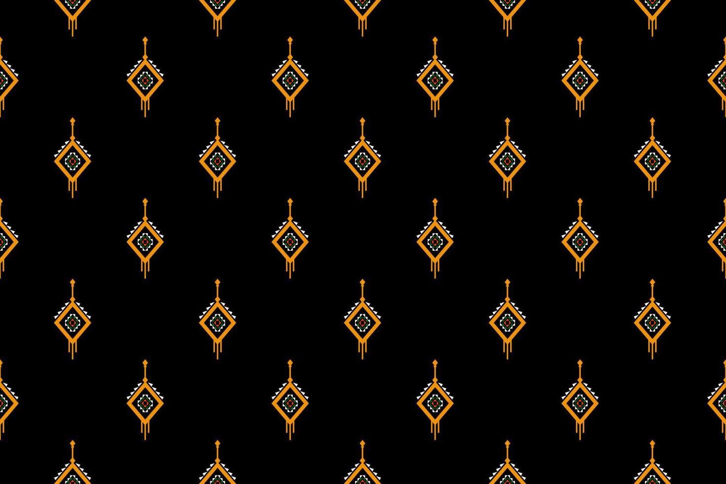 Geometric ethnic oriental seamless pattern traditional Design for background, carpet, wallpaper, clothing, wrapping, batik, fabric, Vector, illustration, embroidery style. vector