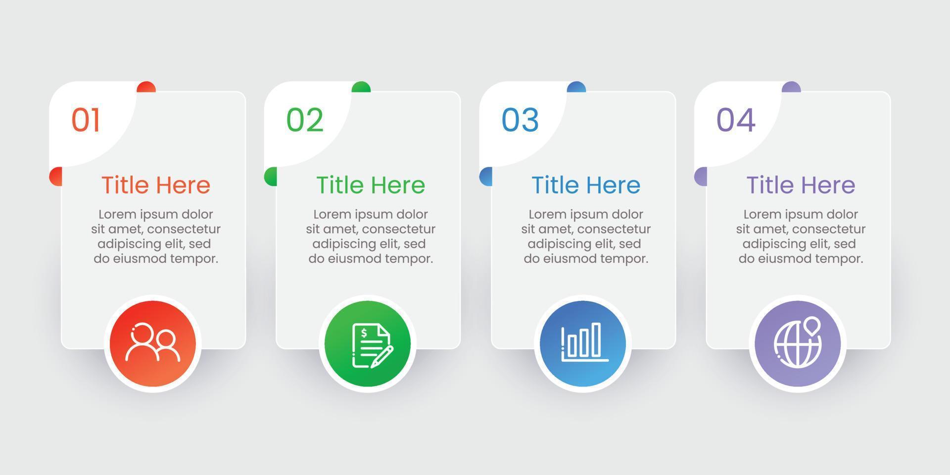 Timeline steps business infographic template vector