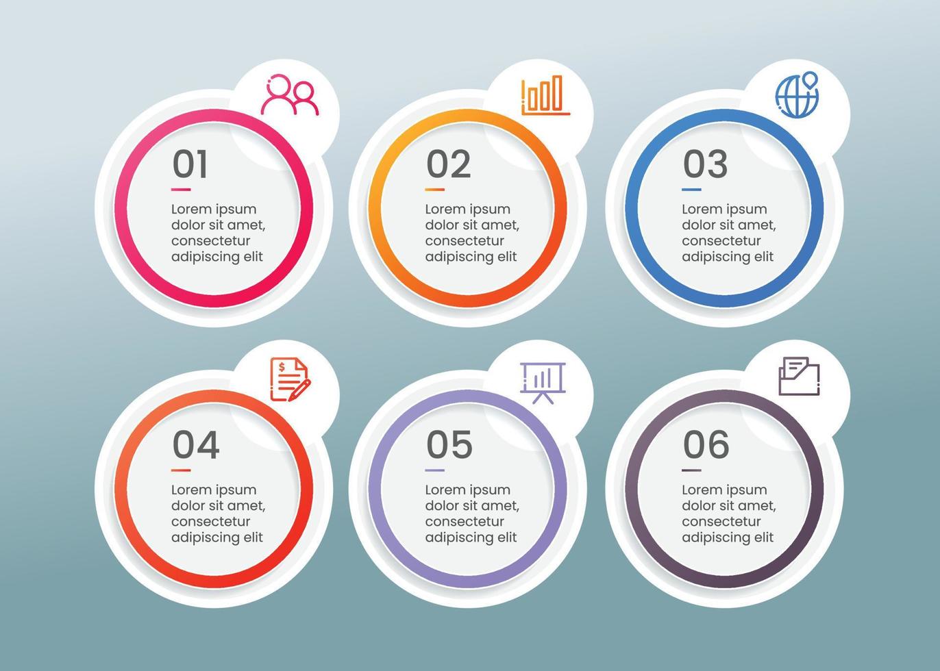 Business infographic steps design vector