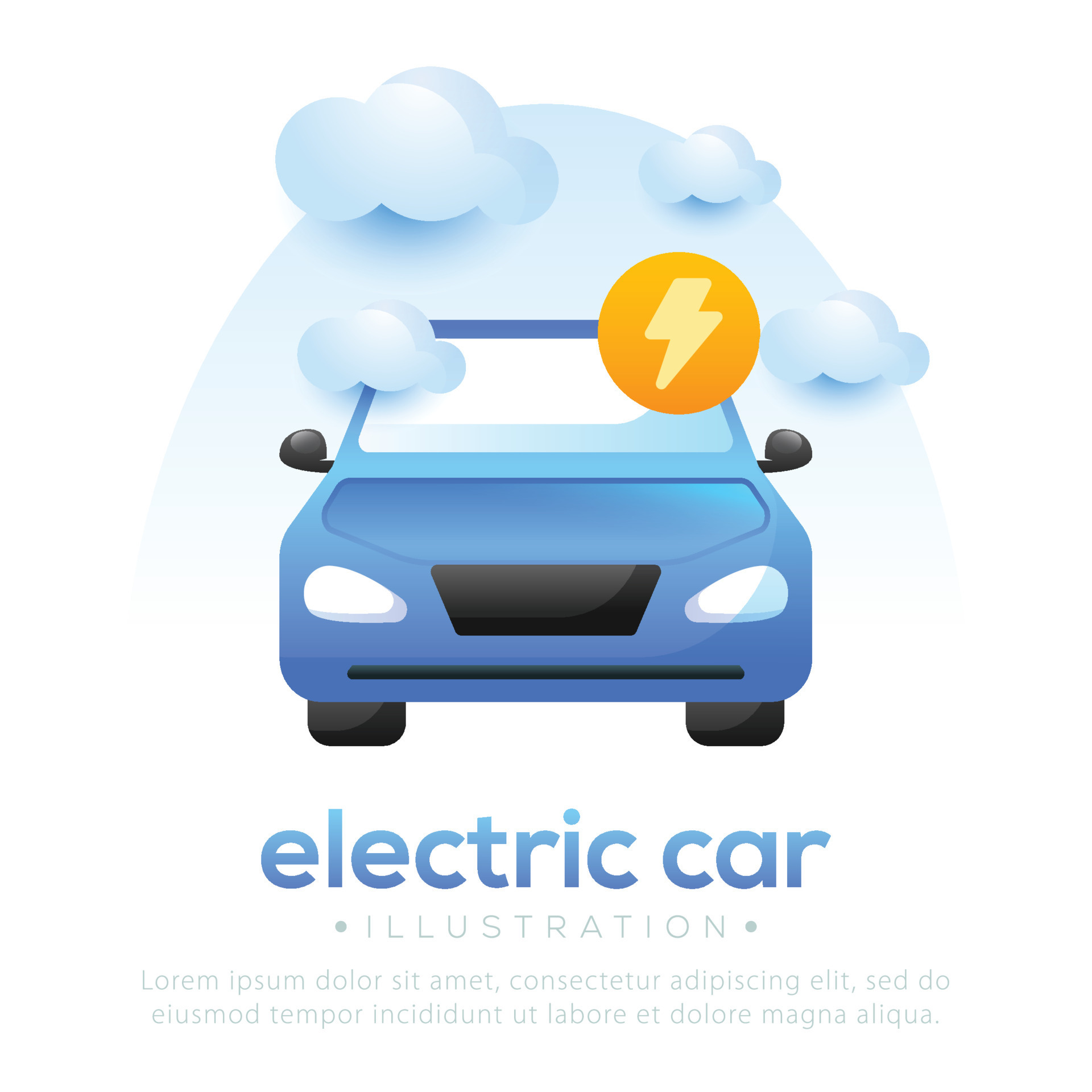 Illustration Of Electric Car Electric Car Illustration 17373957 Vector Illustration Of Electric Car Electric Car Illustration 17373957 Vector