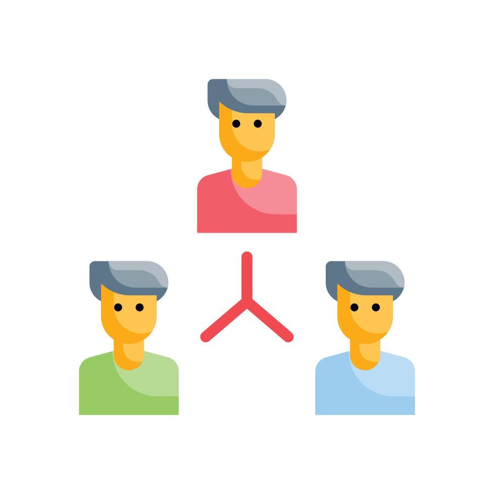 Network Communication Flat Icon. vector illustration. EPS 10