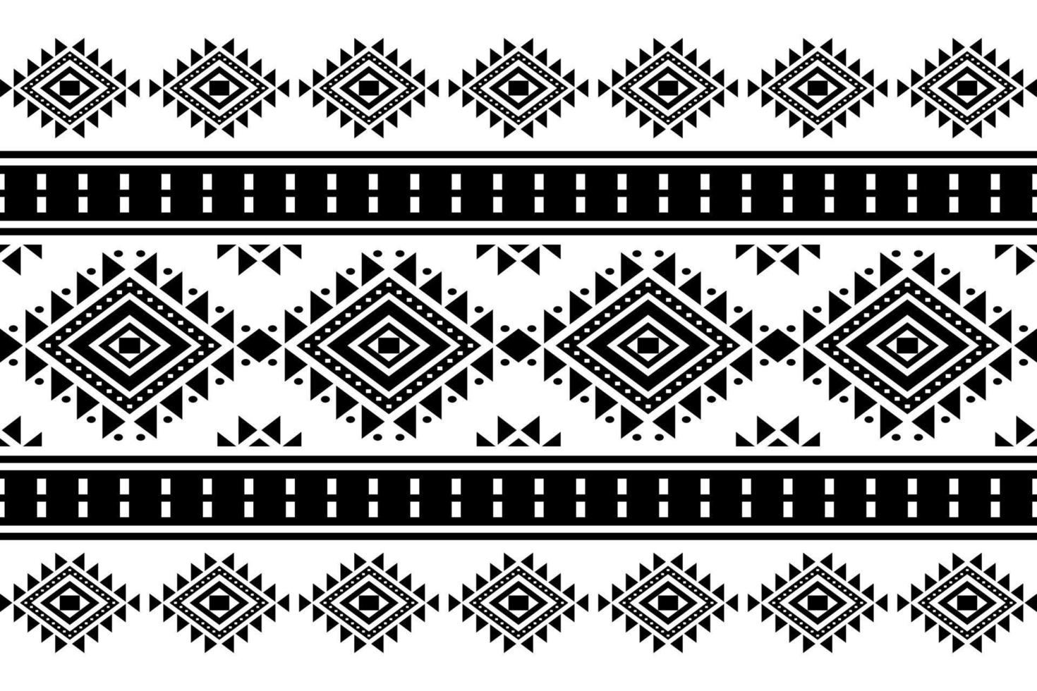 Geometric ethnic oriental seamless pattern traditional Design for background, carpet, wallpaper, clothing, wrapping, batik, fabric, Vector, illustration, embroidery style. vector