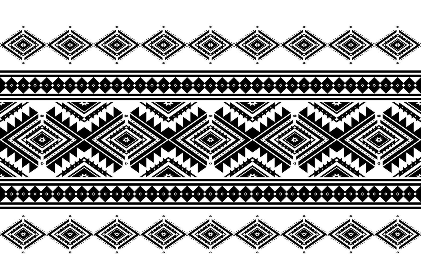 Diseño tradicional geométrico étnico oriental sin costuras para fondo, alfombra, papel pintado, ropa, envoltura, batik, tela, vector, ilustración, estilo bordado. vector